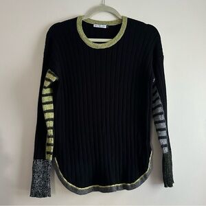 Zaket & Plover • Cotton Cashmere‎ Spliced Multicolor Sweater